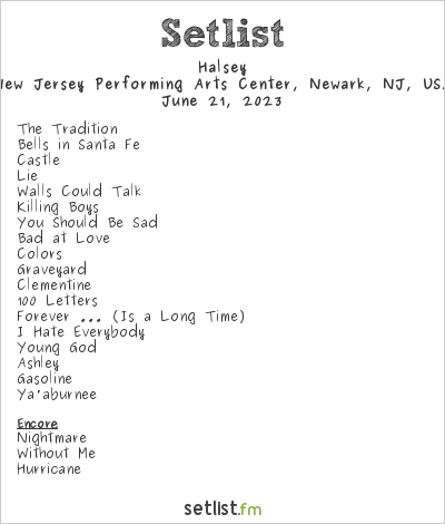 halsey setlist