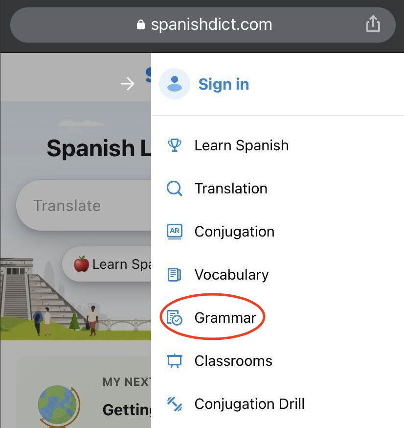 spanish spanishdict