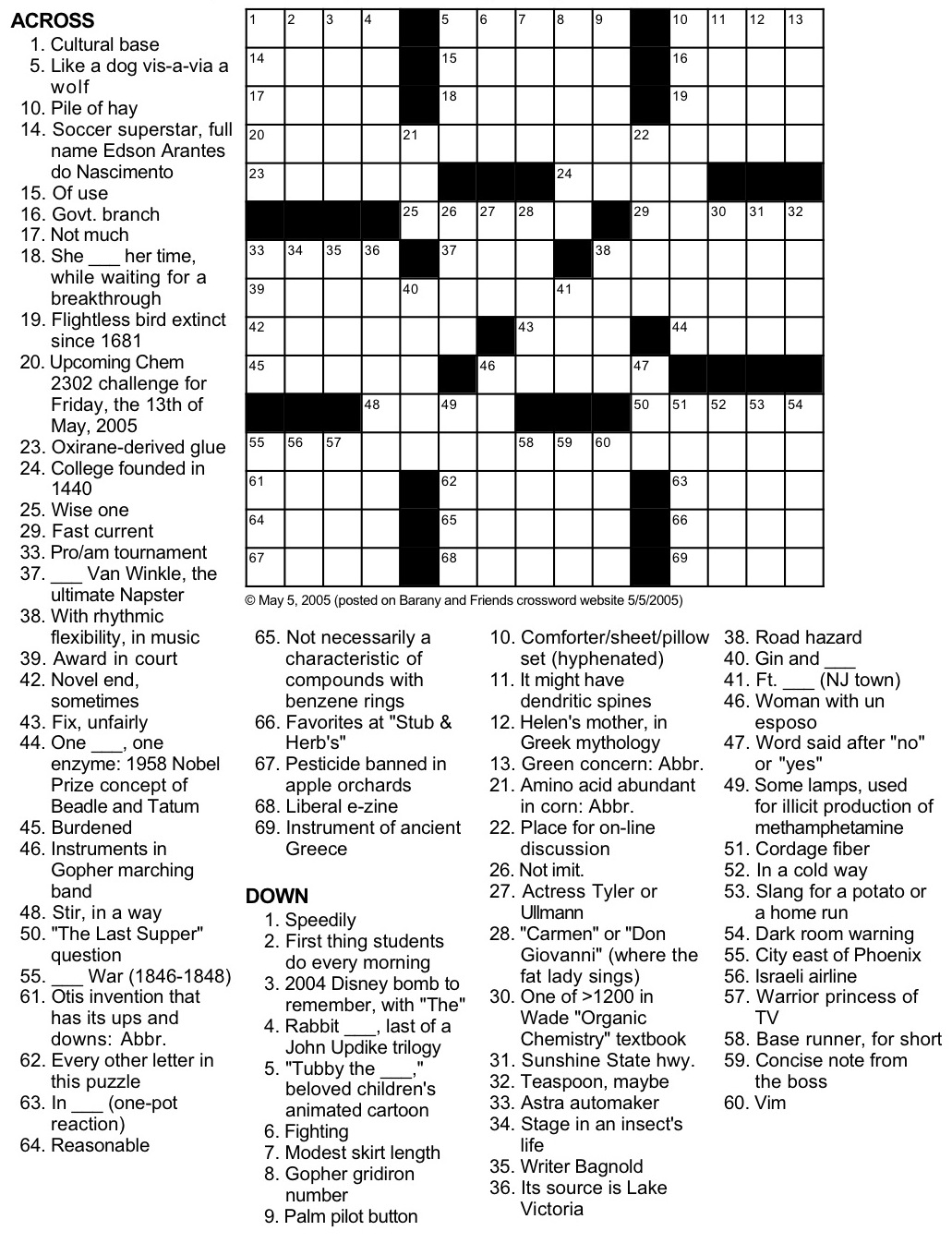 speedily crossword