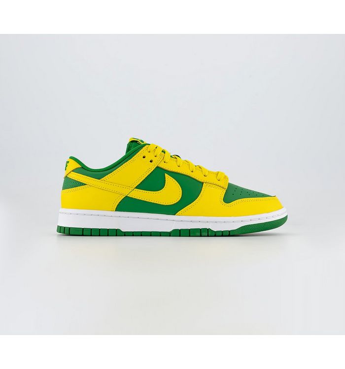 green and yellow dunks