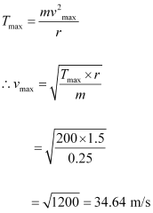 a stone of mass 0.25 kg