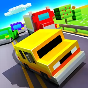 blocky roads mod apk