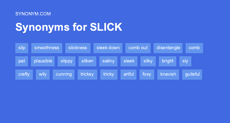 slick synonym