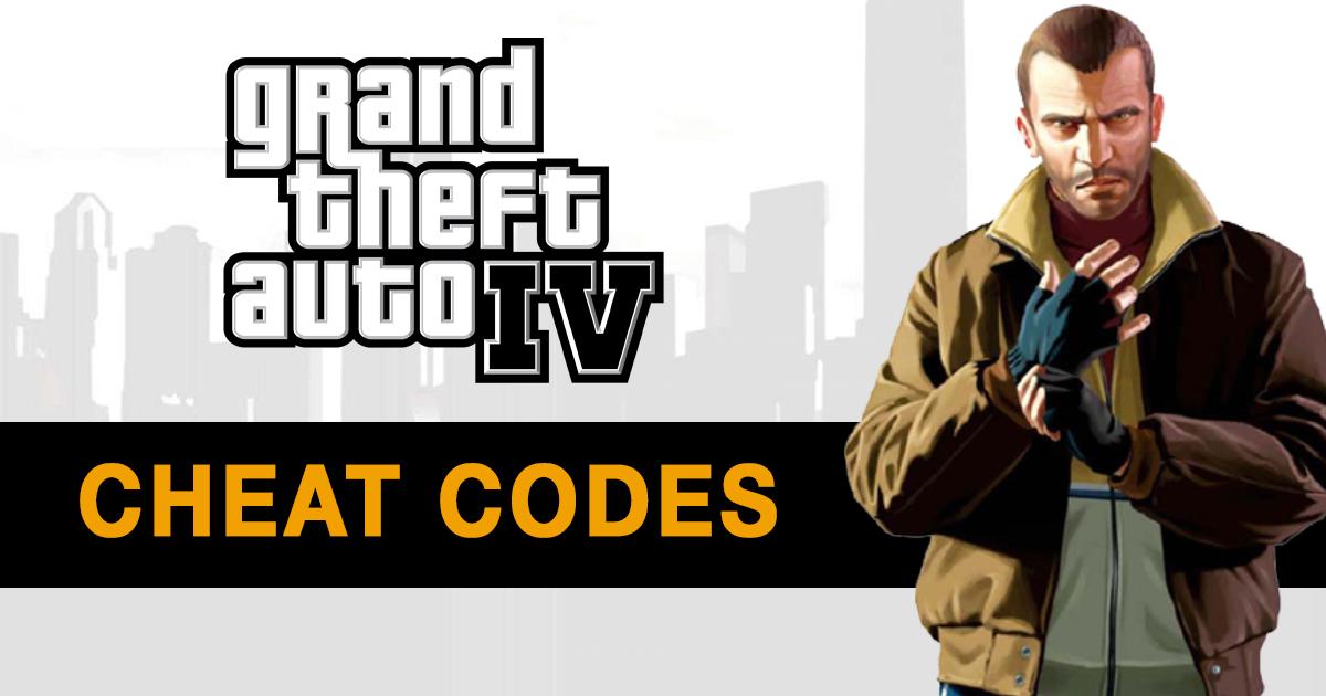 cheats on gta 4