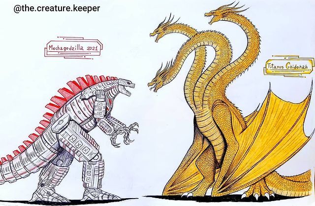 king ghidorah mechagodzilla