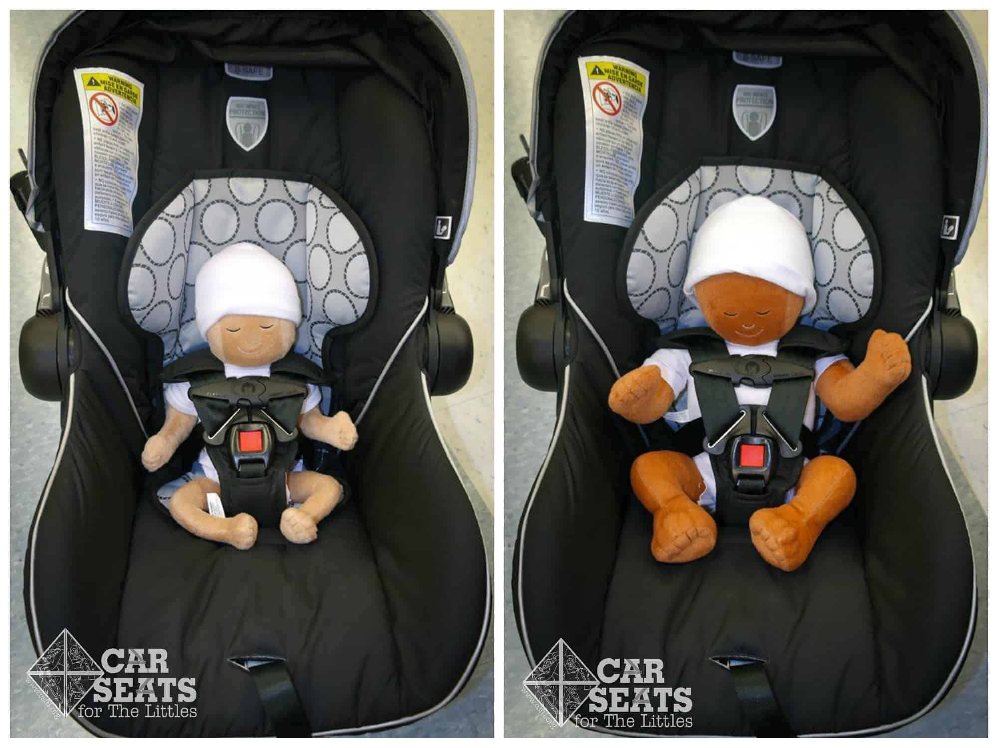 when to take newborn insert out of car seat britax