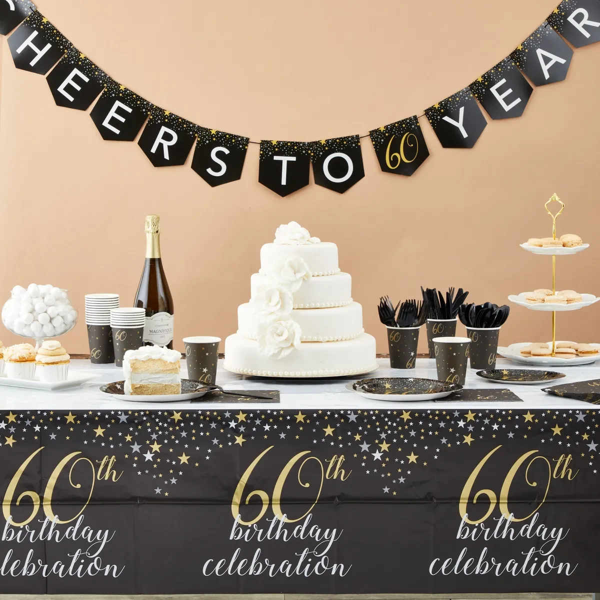 60th birthday party supplies