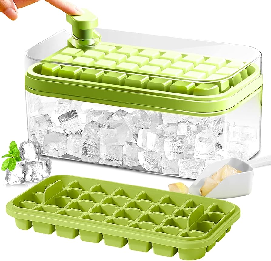 ice cube bin with lid for freezer