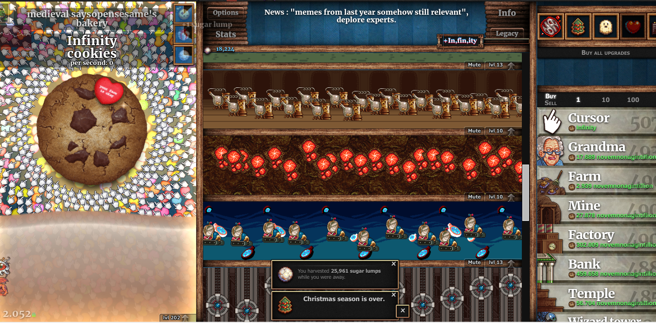 hacking cookie clicker