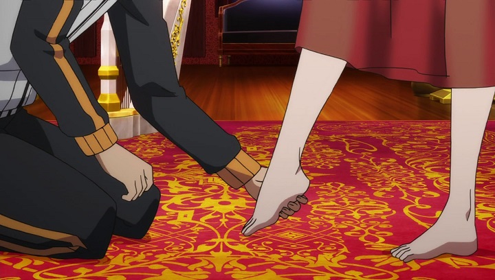 foot licking anime