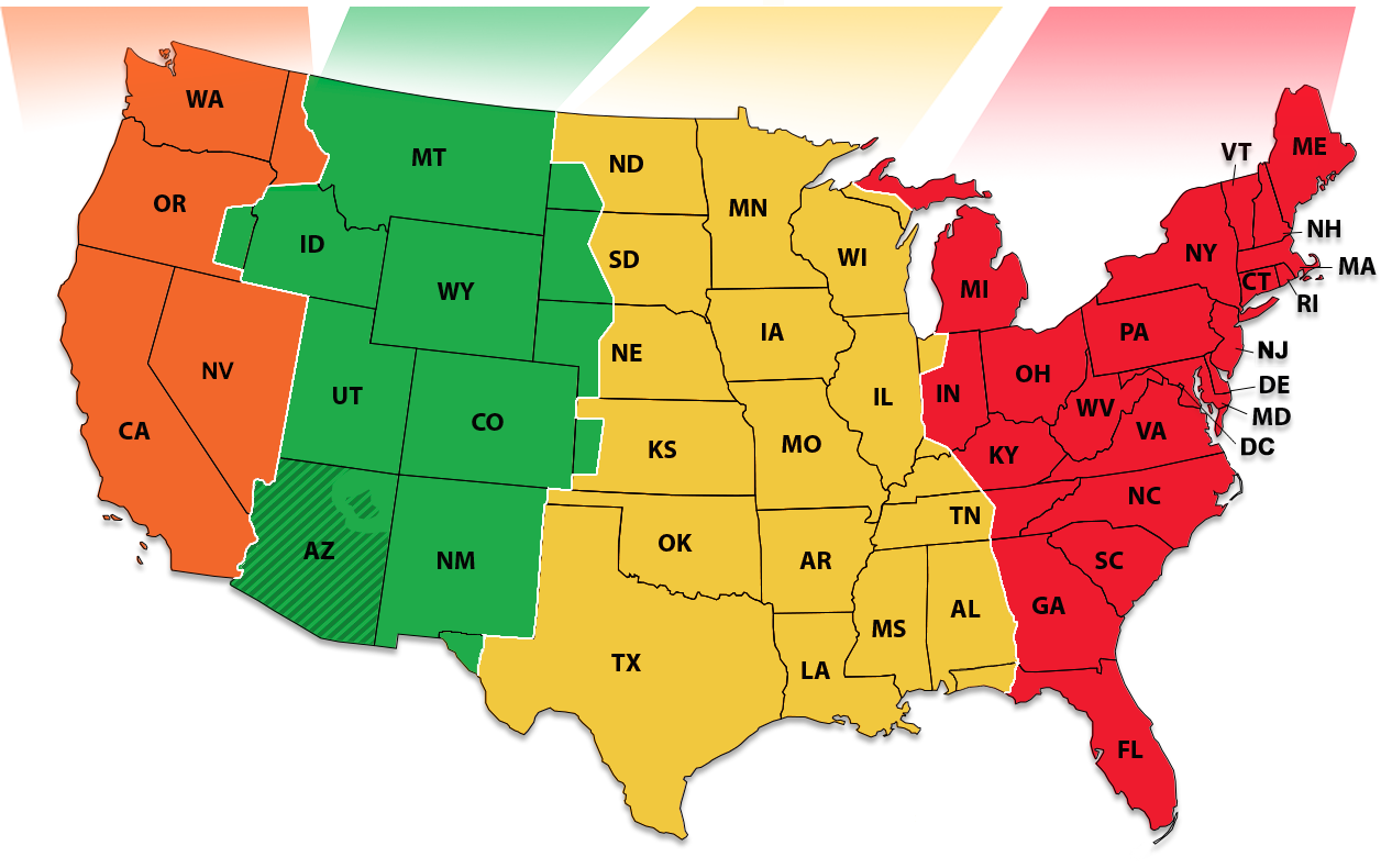 eastern standard to central