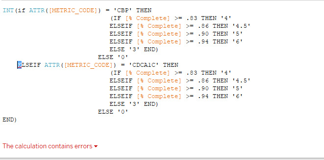 if condition in tableau