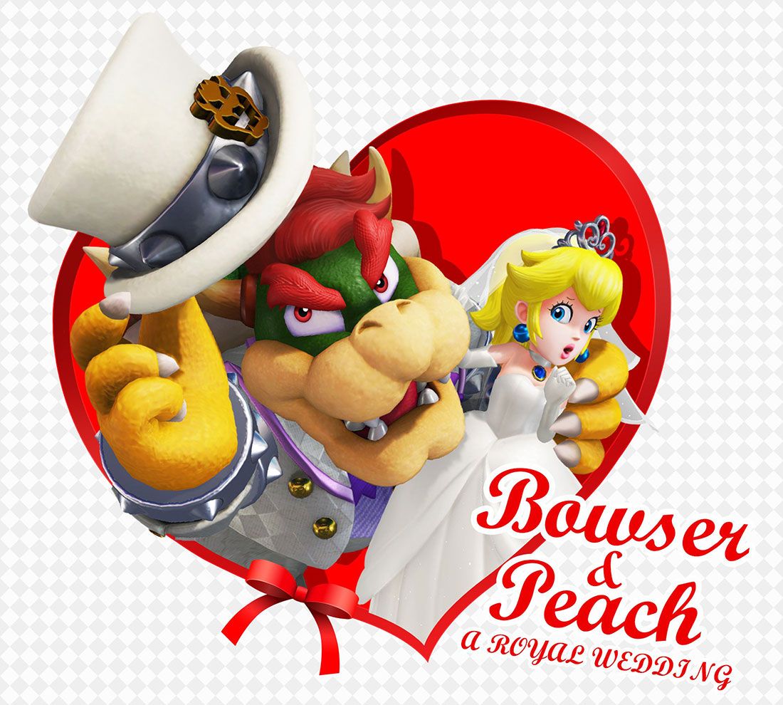 super mario odyssey wedding bowser