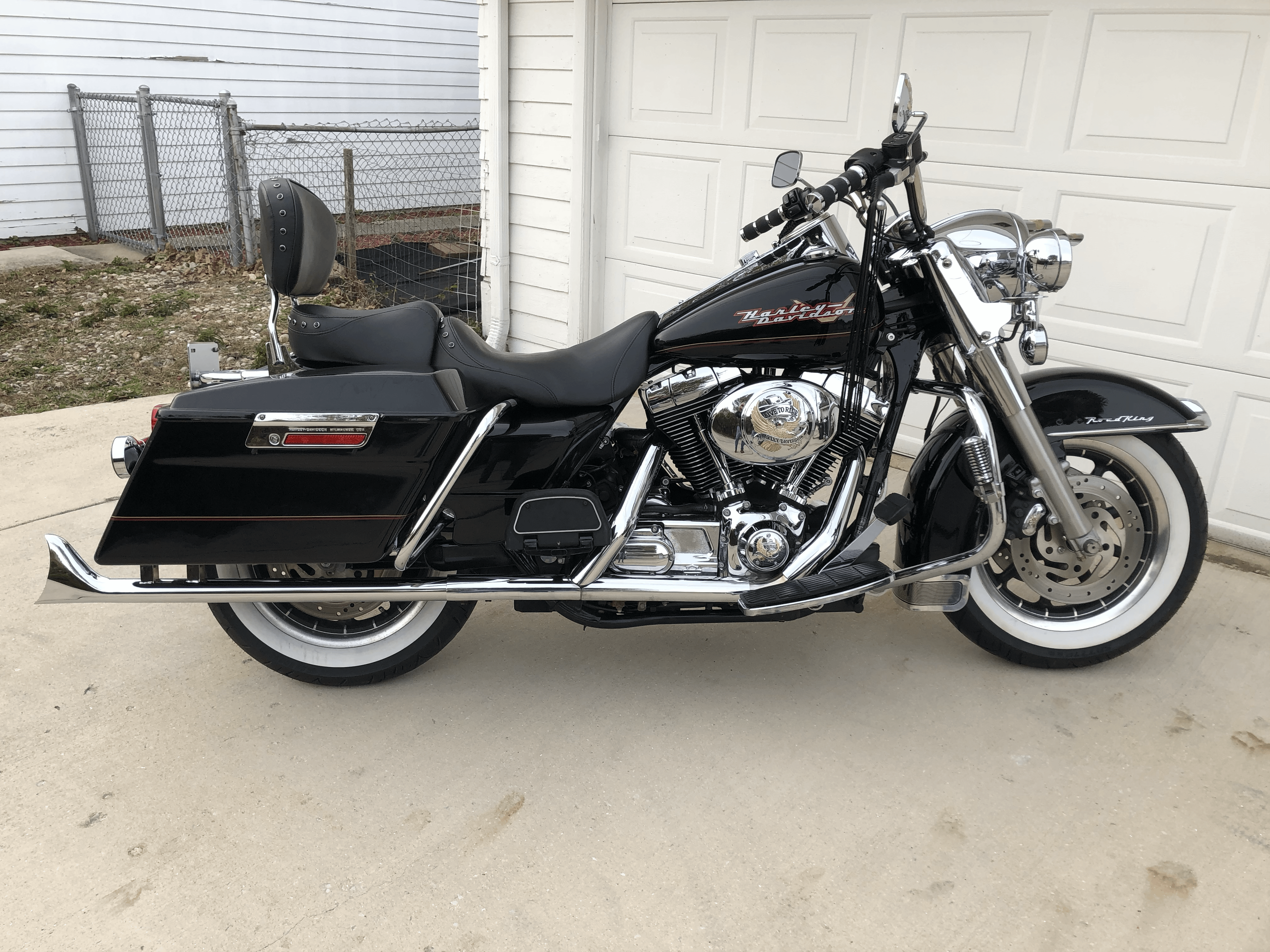 road king fishtail exhaust