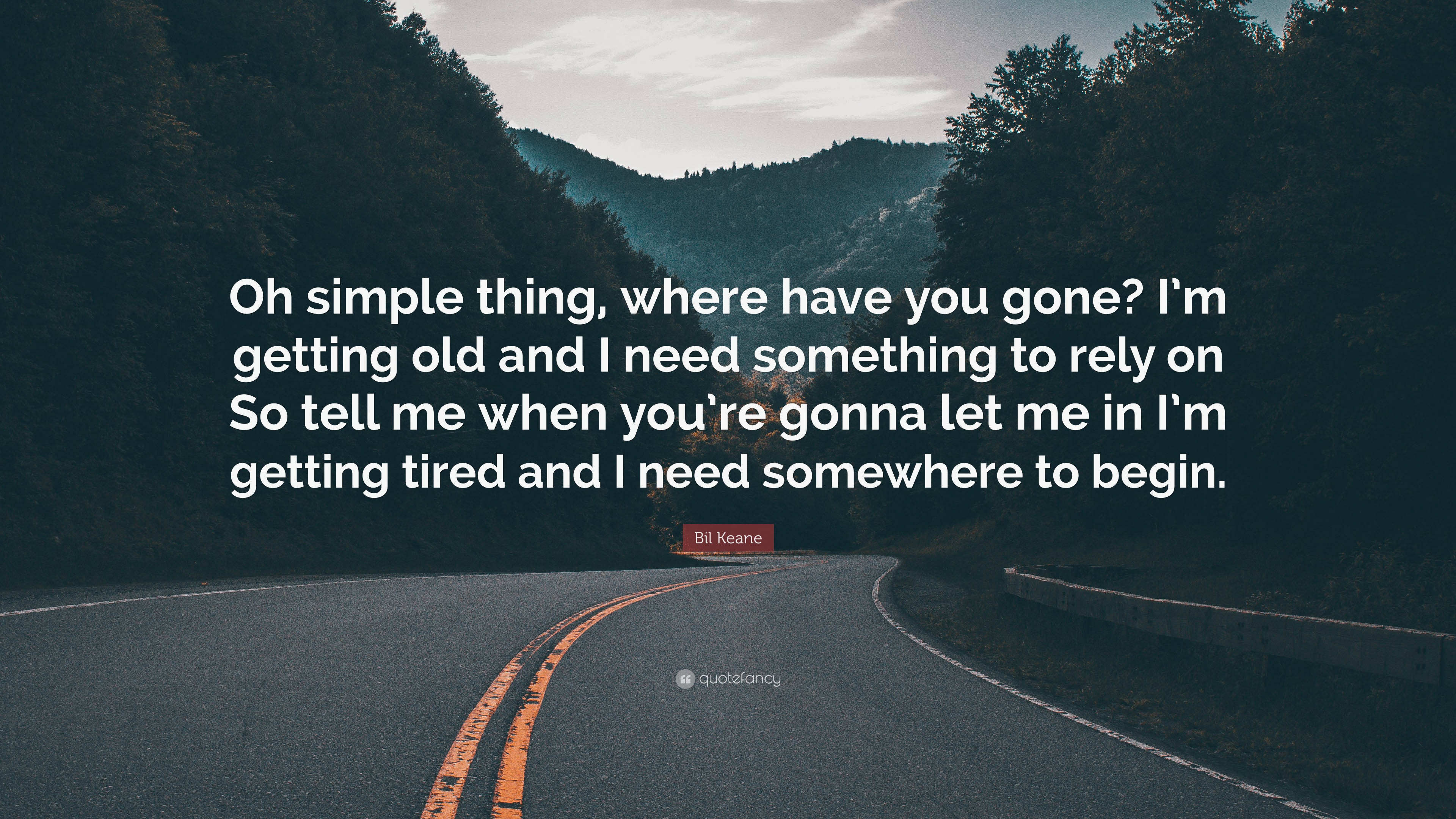 a simple thing where have you gone lyrics