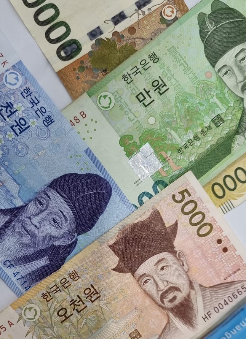 korean money to aud