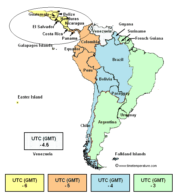 what time zone in costa rica