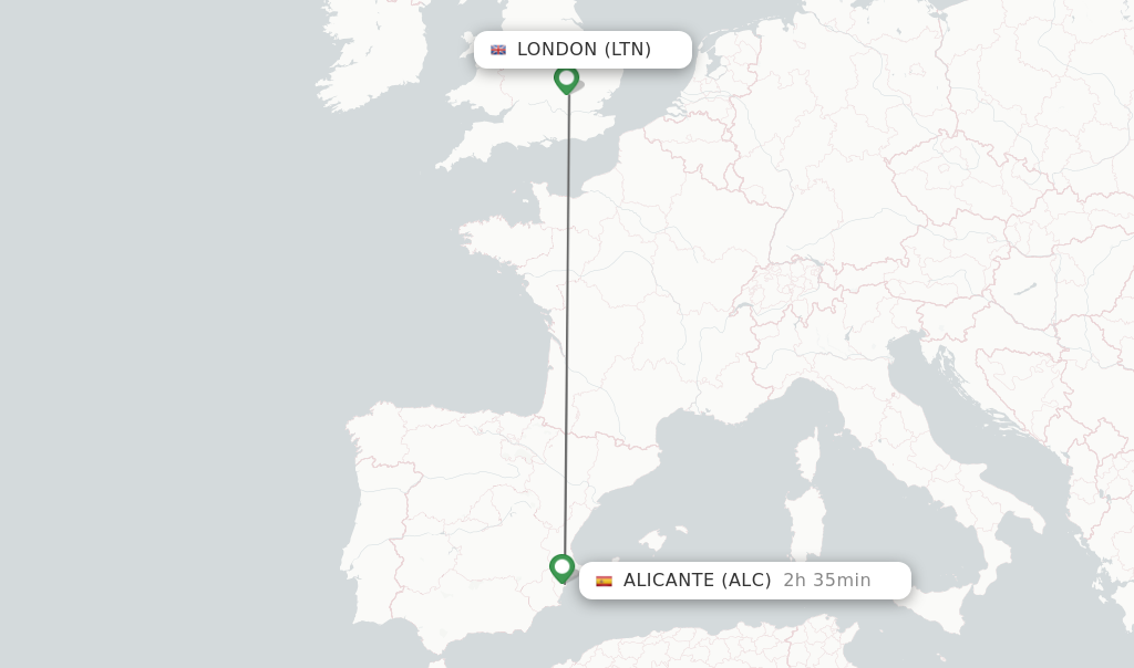 flights from lon to alc