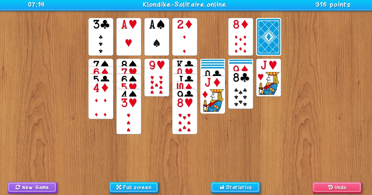 klondike solitaire turn 1 online free