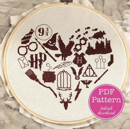 harry potter cross stitch patterns