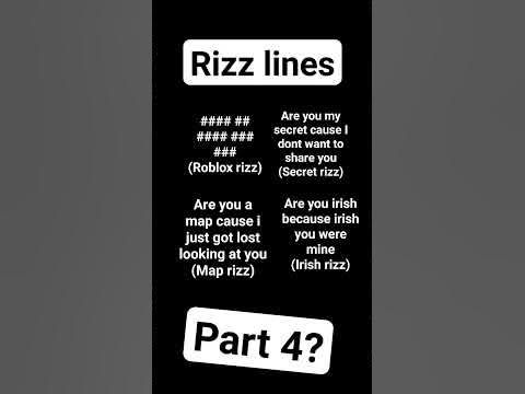w rizz lines