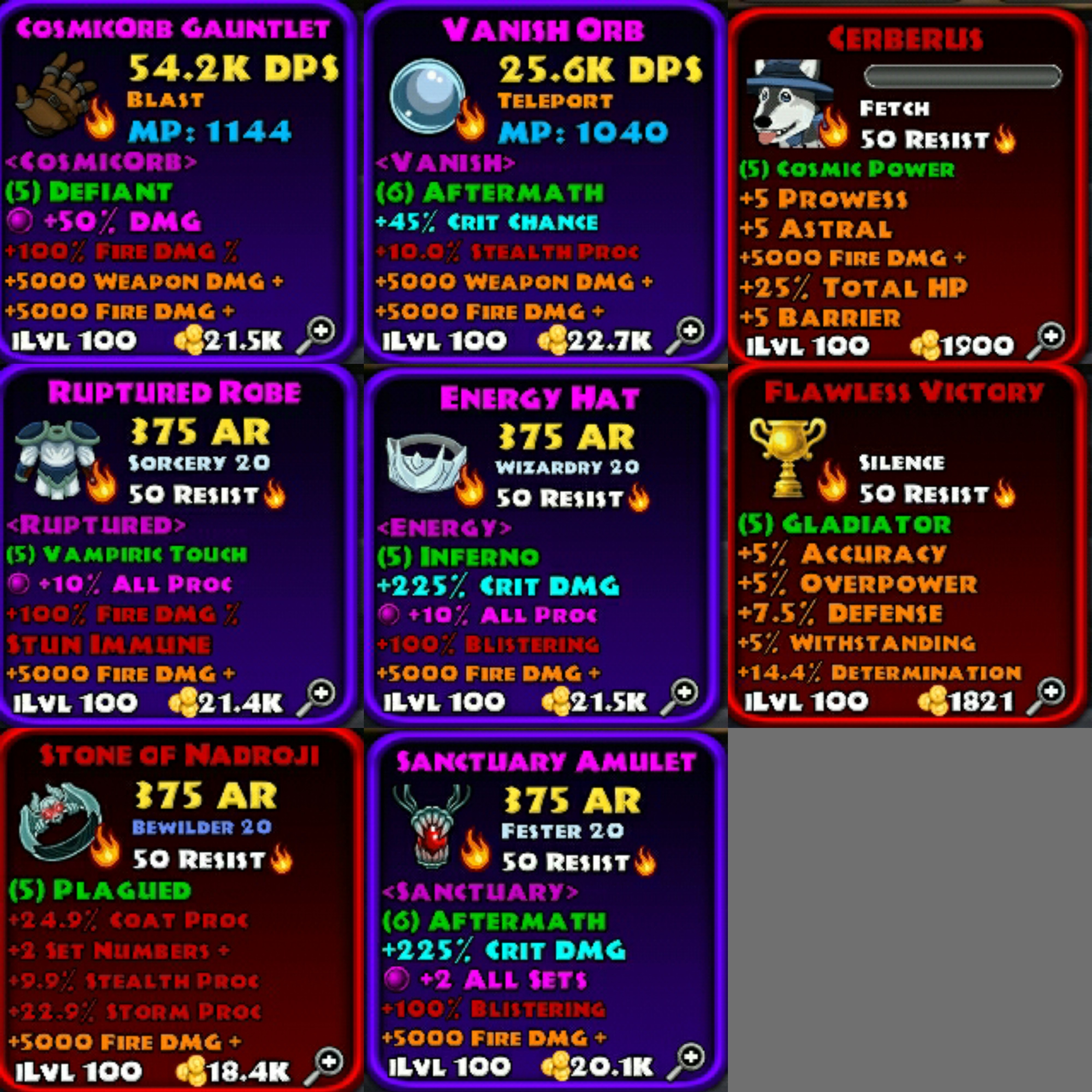 dungeon quest best wizard build