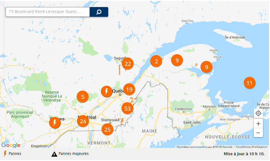 hydro-quebec power outage