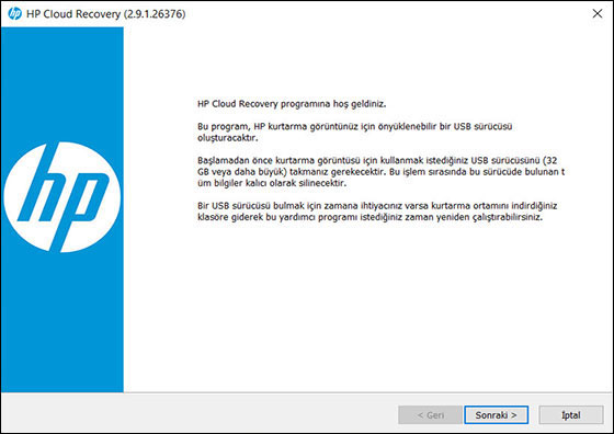 hp çözüm merkezi windows 10 indir