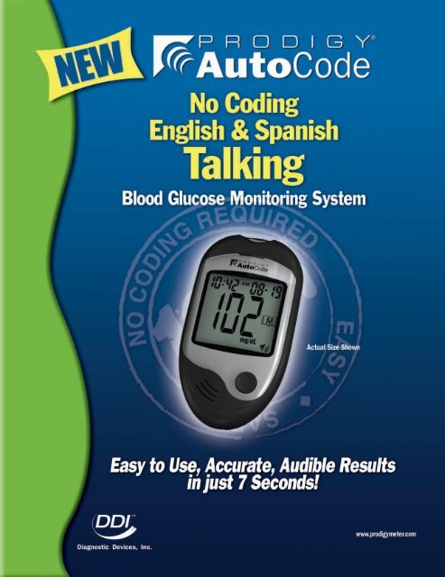 prodigy glucose meter manual