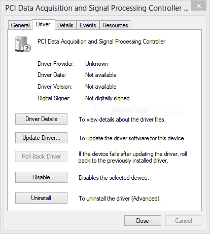 pci data acquisition and signal processing controller