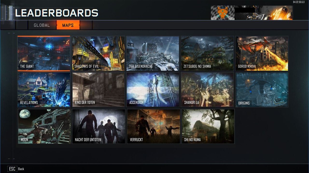 bo3 zombie maps