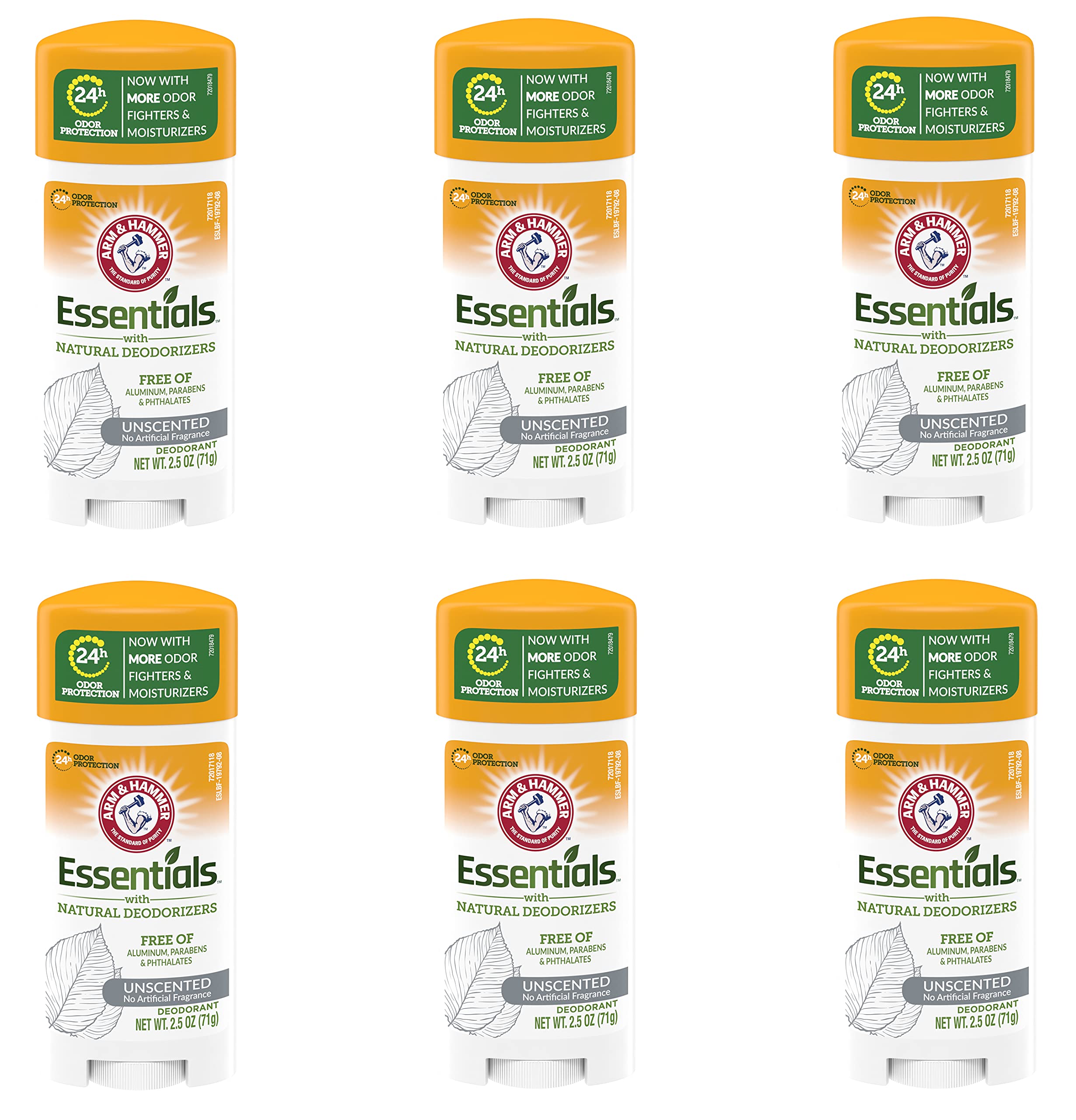 arm & hammer essentials deodorant unscented