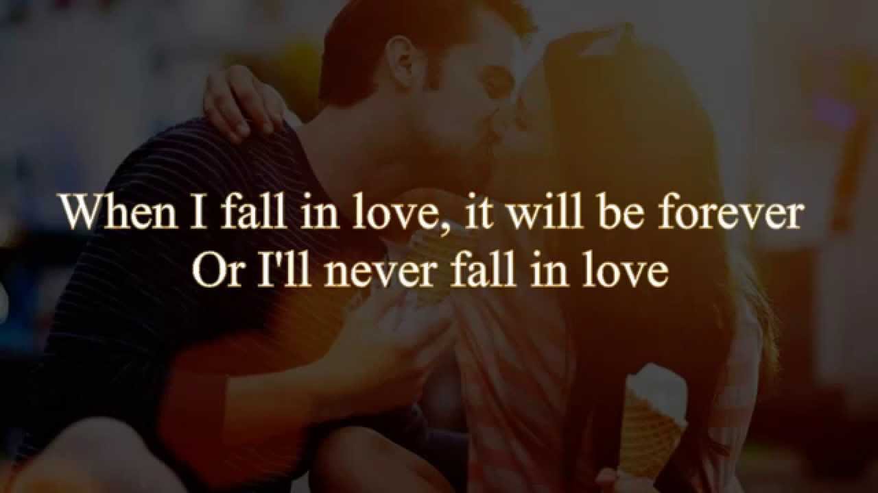 when i fall in love song lyrics