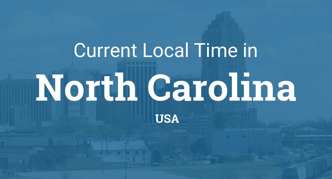 what is the time now in nc