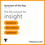 synonyms for epiphany