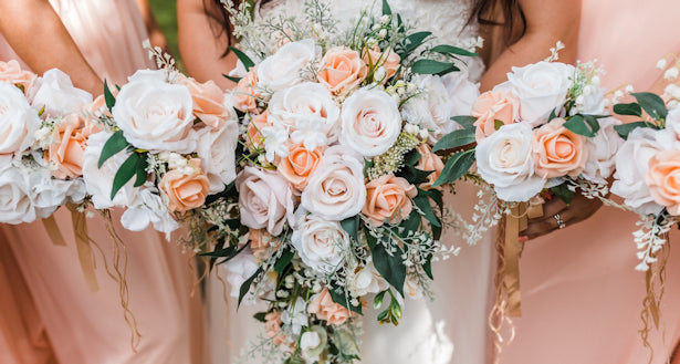 artificial flowers bridal bouquet