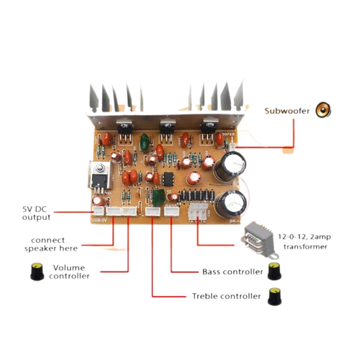 tda2030 2.1 amplifier board