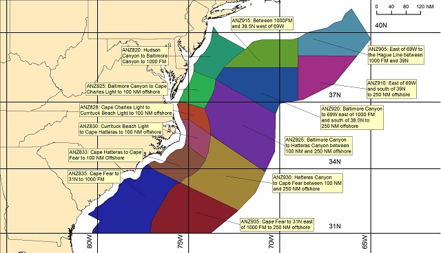 7 day marine forecast