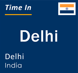 current time in delhi