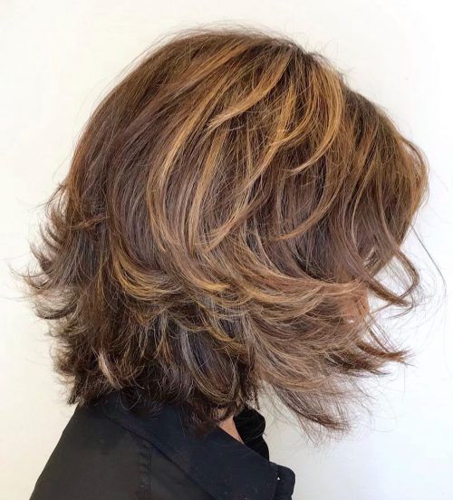 shoulder length hairstyles for over 50s