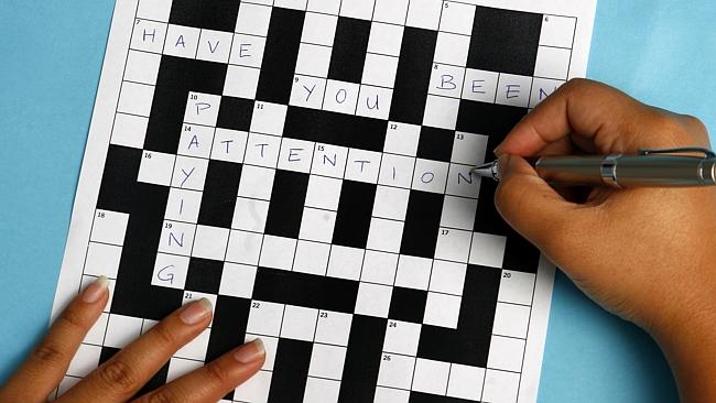 crossword clue herald