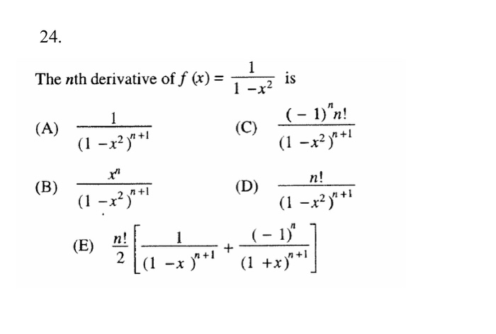 1 x 2 1 derivative