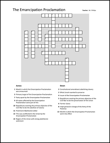 make your own crossword puzzle free