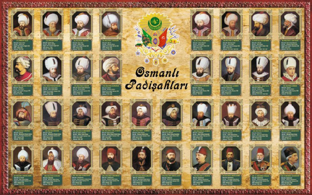 osmanlı sultanları sıralaması