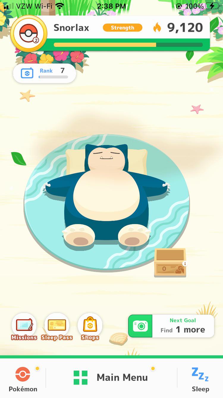 green snorlax pokemon sleep