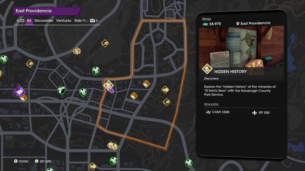 saints row 2 activity rewards