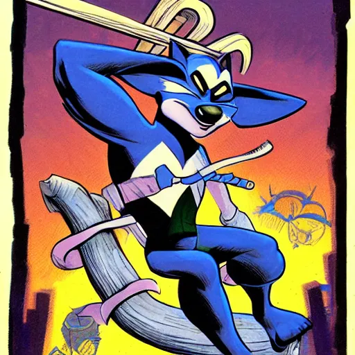 sly cooper artwork