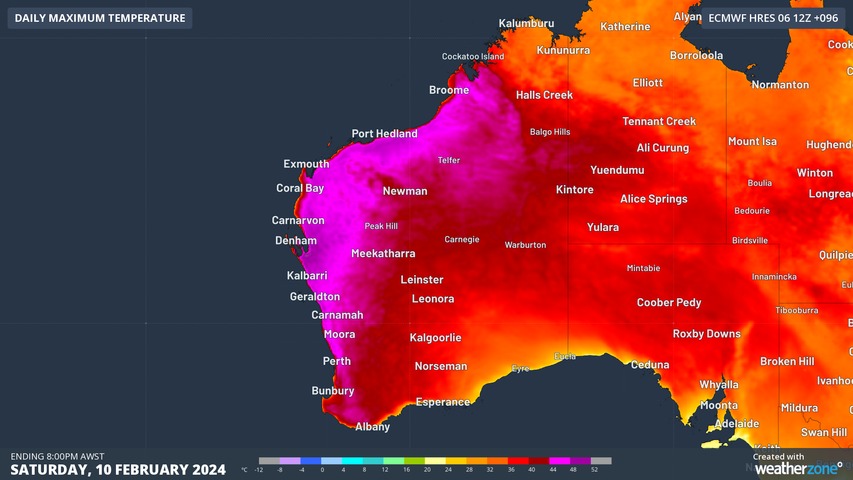 perth weatherzone