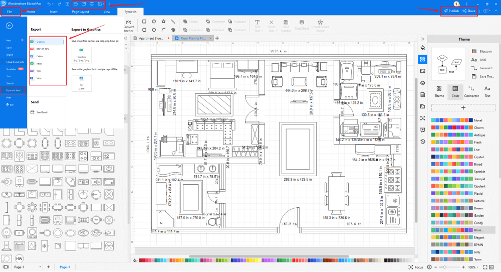 visio home plan template