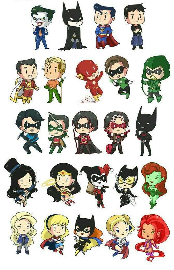 dibujos de dc